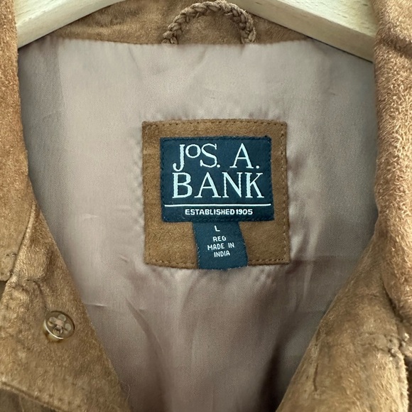 Jos. A. Bank Brown Goat Suede Elegant men’s jacket size L - Picture 3 of 8
